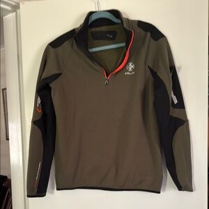 RLX Ralph Lauren Men's Olive Green Pullover. Size L.